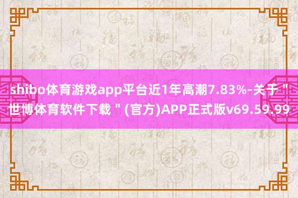 shibo体育游戏app平台近1年高潮7.83%-关于＂世博体育软件下载＂(官方)APP正式版v69.59.99