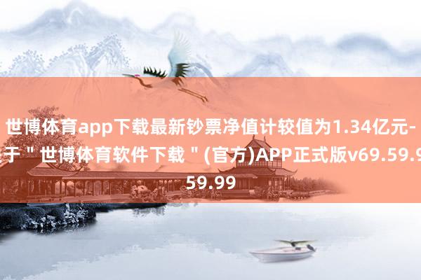 世博体育app下载最新钞票净值计较值为1.34亿元-关于＂世博体育软件下载＂(官方)APP正式版v69.59.99